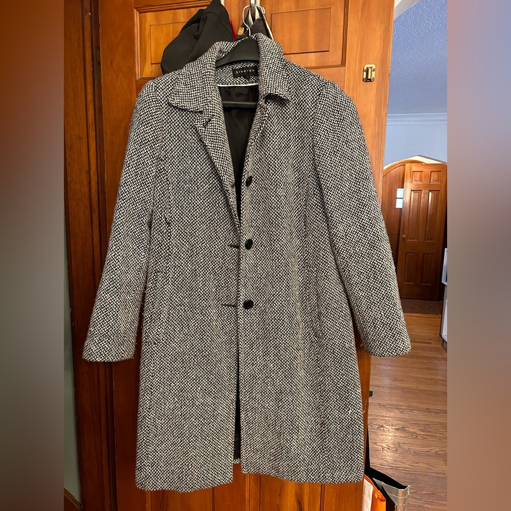 Braetan wool & poly fall coat